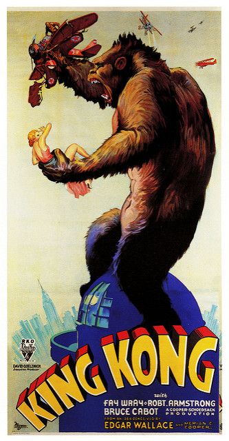 1933 King Kong Poster, $244,500 - one of the top 10 Most Expensive Horror Movie Posters Ever Sold on Auction as of 2025 (Vintage & Classic)