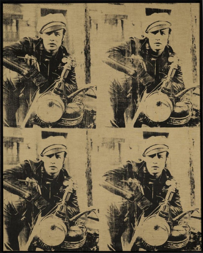Four Marlons Brando by andy warhol 