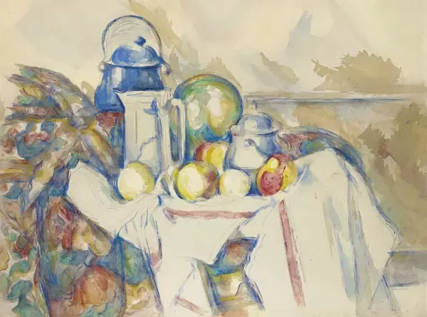 nature morte avec pot au lait melon et sucrier by cezanne - Considered to be one of the finest watercolour paintings to ever sell at auction, it is also one of the most pricey Impressionism art pieces in the world in 2025. Painted between 1900 and 1906, it’s one of the final pieces that Cezanne ever produced prior to his death in October 1906.
