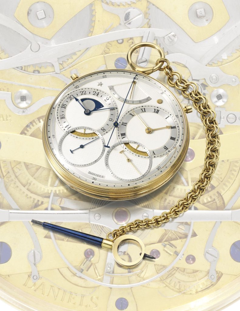 GEORGE DANIELS YELLOW GOLD SPACE TRAVELLER’S I