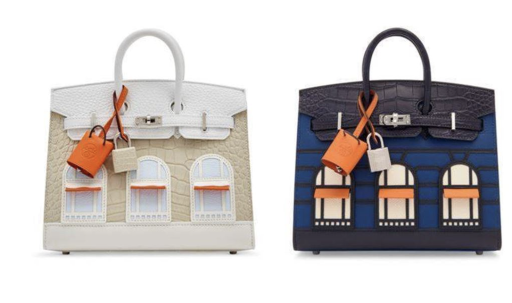 A White Faubourg Sellier was sold for $305,100, making it one of the most expensive Hermes bags in 2025