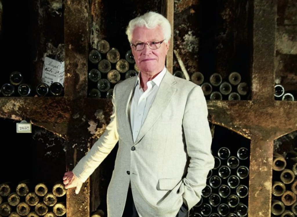 a collection of expensive fine wine from the cellar of Robert Drouhin