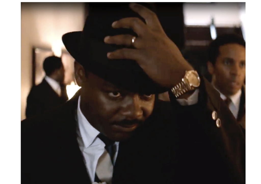 David Oyelowo sports a golden Datejust as Martin Luther King, Jr in Selma.