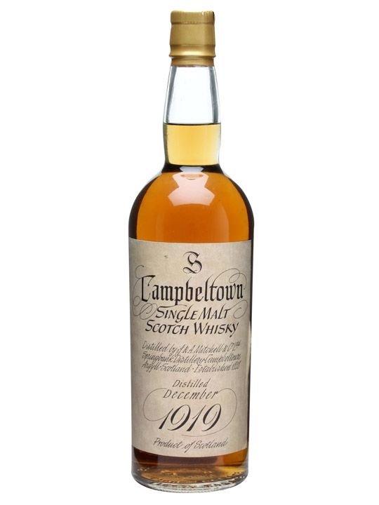 Springbank 1919 - 50 Year Old Scotch Whisky - great whiskey cask that commanded a very high price