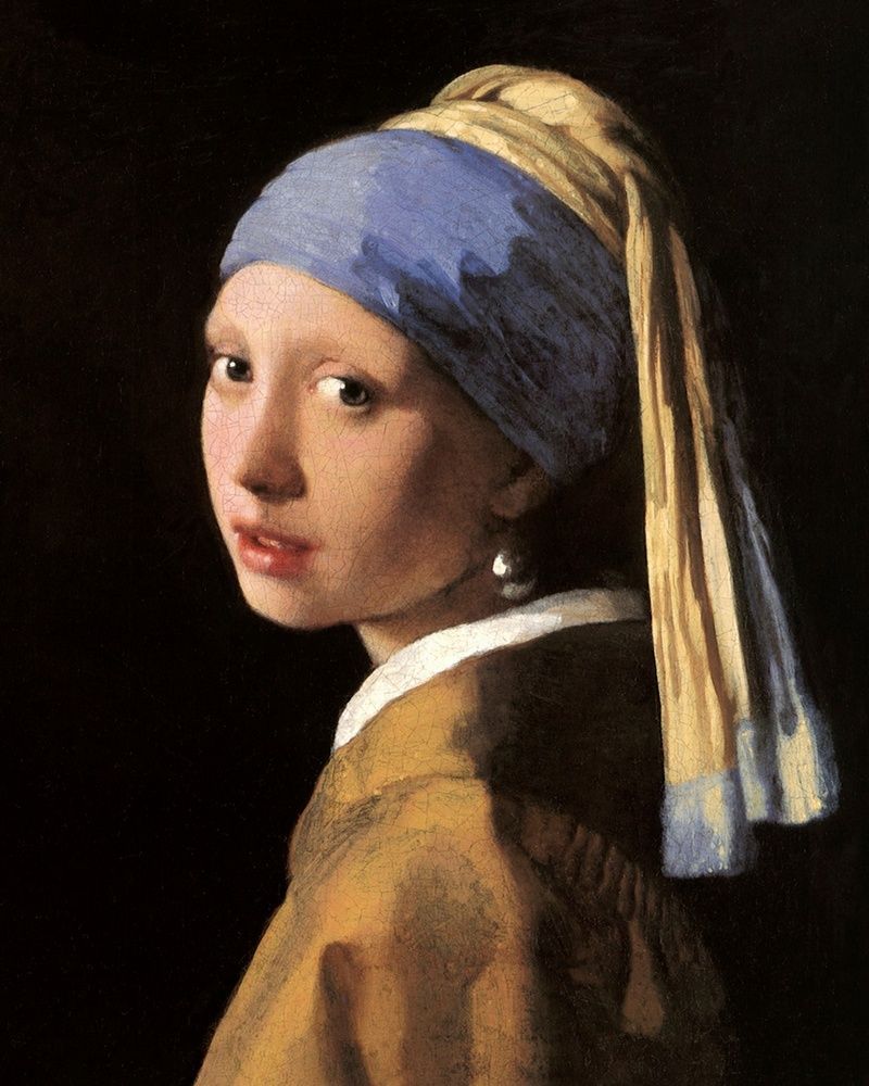 GIRL WITH A PEARL EARRING, JOHANNES VERMEER - one of the most well known painting of women worldwide as of 2025