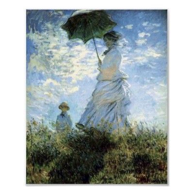 WOMAN WITH A PARASOL, CLAUDE MONET - one of the most famous paintings in the world as of 2025